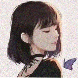 反骨高中生原型头像：青灰底色上的少年轮廓